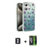 MARSİLYAN™- iPhone 16 Kılıf Zirve Modern Prime - Şeffaf 360 Full Body Arka Koruyucu + PVD Metal Kamera Lens - MI