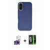 MARSİLYAN™- iPhone 16 Kılıf Zirve Modern Prime - Şeffaf 360 Full Body Arka Koruyucu + Bilvis Titan Kamera Lens - PE