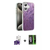 MARSİLYAN™- iPhone 16 Kılıf Zirve Modern Prime - Şeffaf 360 Full Body Arka Koruyucu + Bilvis Titan Kamera Lens - SH