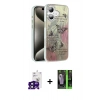 MARSİLYAN™- iPhone 16 Kılıf Zirve Modern Prime - Şeffaf 360 Full Body Arka Koruyucu + Bilvis Titan Kamera Lens - SH
