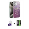 MARSİLYAN™- iPhone 16 Kılıf Zirve Modern Prime - Şeffaf 360 Full Body Arka Koruyucu + Bilvis Titan Kamera Lens - SH