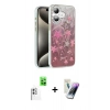 MARSİLYAN™- iPhone 16 Kılıf Zirve Modern Prime - Şeffaf Pasifik Cam Ekran Koruyucu + Raze Metal Kamera Lens - BZ