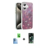 MARSİLYAN™- iPhone 16 Kılıf Zirve Modern Prime - Siyah 360 Mat Full Body Arka Koruyucu + Raze Metal Kamera Lens - LT