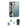 MARSİLYAN™- iPhone 16 Kılıf Zirve Modern Prime - Siyah 360 Mat Full Body Arka Koruyucu + Raze Metal Kamera Lens - LT