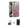 MARSİLYAN™- iPhone 16 Kılıf Zirve Modern Prime - Siyah 3D Antistatik Hayalet Cam Ekran Koruyucu + Bilvis Titan Kamera Lens - GS