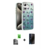 MARSİLYAN™- iPhone 16 Kılıf Zirve Modern Prime - Siyah 3D Antistatik Hayalet Cam Ekran Koruyucu + Raze Metal Kamera Lens - SH