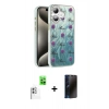 MARSİLYAN™- iPhone 16 Kılıf Zirve Modern Prime - Siyah 3D Antistatik Hayalet Cam Ekran Koruyucu + Raze Metal Kamera Lens - BZ