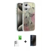 MARSİLYAN™- iPhone 16 Kılıf Zirve Modern Prime - Siyah 3D Antistatik Hayalet Cam Ekran Koruyucu + Raze Metal Kamera Lens - BZ