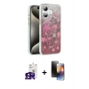 MARSİLYAN™- iPhone 16 Kılıf Zirve Modern Prime - Siyah 3D Antistatik Mat Seramik Nano Ekran Koruyucu + Bilvis Titan Kamera Lens - SH