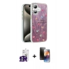 MARSİLYAN™- iPhone 16 Kılıf Zirve Modern Prime - Siyah 3D Antistatik Mat Seramik Nano Ekran Koruyucu + Bilvis Titan Kamera Lens - YL