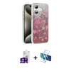MARSİLYAN™- iPhone 16 Kılıf Zirve Modern Prime - Siyah 3D Antistatik Seramik Nano Ekran Koruyucu + Bilvis Titan Kamera Lens - GS