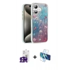 MARSİLYAN™- iPhone 16 Kılıf Zirve Modern Prime - Siyah 3D Antistatik Seramik Nano Ekran Koruyucu + Bilvis Titan Kamera Lens - PE