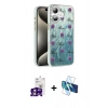 MARSİLYAN™- iPhone 16 Kılıf Zirve Modern Prime - Siyah 3D Antistatik Seramik Nano Ekran Koruyucu + Bilvis Titan Kamera Lens - PE