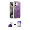 MARSİLYAN™- iPhone 16 Kılıf Zirve Modern Prime - Siyah Bilvis 5in1 3D Magic Cam Ekran Koruyucu + Bilvis Titan Kamera Lens - YL