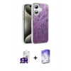 MARSİLYAN™- iPhone 16 Kılıf Zirve Modern Prime - Siyah Bilvis 5in1 3D Magic Cam Ekran Koruyucu + Bilvis Titan Kamera Lens - GS