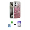 MARSİLYAN™- iPhone 16 Kılıf Zirve Modern Prime - Siyah Bilvis 5in1 3D Magic Cam Ekran Koruyucu + Lacivert Raze Metal Kamera Lens