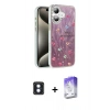 MARSİLYAN™- iPhone 16 Kılıf Zirve Modern Prime - Siyah Bilvis 5in1 3D Magic Cam Ekran Koruyucu + PVD Metal Kamera Lens - MI