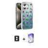 MARSİLYAN™- iPhone 16 Kılıf Zirve Modern Prime - Siyah Bilvis 5in1 3D Magic Cam Ekran Koruyucu + PVD Metal Kamera Lens - MI