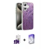 MARSİLYAN™- iPhone 16 Kılıf Zirve Modern Prime - Siyah Bilvis 5in1 3D Magic Cam Ekran Koruyucu + Bilvis Titan Kamera Lens - PE