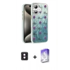 MARSİLYAN™- iPhone 16 Kılıf Zirve Modern Prime - Siyah Bilvis 5in1 3D Magic Cam Ekran Koruyucu + PVD Metal Kamera Lens - PE