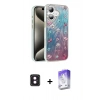 MARSİLYAN™- iPhone 16 Kılıf Zirve Modern Prime - Siyah Bilvis 5in1 3D Magic Cam Ekran Koruyucu + PVD Metal Kamera Lens - PE