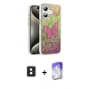 MARSİLYAN™- iPhone 16 Kılıf Zirve Modern Prime - Siyah Bilvis 5in1 3D Magic Cam Ekran Koruyucu + PVD Metal Kamera Lens - PE