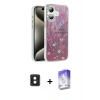 MARSİLYAN™- iPhone 16 Kılıf Zirve Modern Prime - Siyah Bilvis 5in1 3D Magic Cam Ekran Koruyucu + PVD Metal Kamera Lens - PE