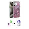 MARSİLYAN™- iPhone 16 Kılıf Zirve Modern Prime - Siyah Bilvis 5in1 3D Magic Cam Ekran Koruyucu + Raze Metal Kamera Lens - PE