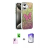 MARSİLYAN™- iPhone 16 Kılıf Zirve Modern Prime - Siyah Bilvis 5in1 3D Magic Cam Ekran Koruyucu + Raze Metal Kamera Lens - PE