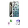 MARSİLYAN™- iPhone 16 Kılıf Zirve Modern Prime - Siyah Bilvis 5in1 3D Magic Cam Ekran Koruyucu + Raze Metal Kamera Lens - PE