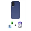MARSİLYAN™- iPhone 16 Kılıf Zirve Modern Prime - Siyah Bilvis 5in1 3D Magic Cam Ekran Koruyucu + Raze Metal Kamera Lens - LT