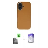 MARSİLYAN™- iPhone 16 Kılıf Zirve Modern Prime - Siyah Bilvis 5in1 3D Magic Cam Ekran Koruyucu + Raze Metal Kamera Lens - SH