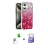 MARSİLYAN™- iPhone 16 Kılıf Zirve Modern Prime - Siyah Bilvis 5in1 5D Magic Hayalet Cam Ekran Koruyucu + Raze Metal Kamera Lens - BZ
