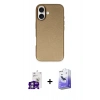 MARSİLYAN™- iPhone 16 Kılıf Zirve Modern Prime - Siyah Bilvis 5in1 5D Magic Hayalet Cam Ekran Koruyucu + Bilvis Titan Kamera Lens - GS