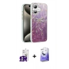 MARSİLYAN™- iPhone 16 Kılıf Zirve Modern Prime - Siyah Bilvis 5in1 5D Magic Hayalet Cam Ekran Koruyucu + Gümüş Bilvis Titan Kamera Lens
