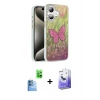 MARSİLYAN™- iPhone 16 Kılıf Zirve Modern Prime - Siyah Bilvis 5in1 5D Magic Hayalet Cam Ekran Koruyucu + Raze Metal Kamera Lens - LT