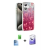 MARSİLYAN™- iPhone 16 Kılıf Zirve Modern Prime - Siyah Bilvis 5in1 5D Magic Hayalet Cam Ekran Koruyucu + Raze Metal Kamera Lens - LT