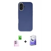 MARSİLYAN™- iPhone 16 Kılıf Zirve Modern Prime - Siyah Bilvis 5in1 5D Magic Hayalet Cam Ekran Koruyucu + Raze Metal Kamera Lens - PE