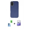 MARSİLYAN™- iPhone 16 Kılıf Zirve Modern Prime - Siyah Bilvis 5in1 5D Magic Hayalet Cam Ekran Koruyucu + Raze Metal Kamera Lens - LT