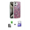 MARSİLYAN™- iPhone 16 Kılıf Zirve Modern Prime - Siyah Bilvis 5in1 5D Magic Hayalet Cam Ekran Koruyucu + Raze Metal Kamera Lens - SH