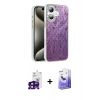 MARSİLYAN™- iPhone 16 Kılıf Zirve Modern Prime - Siyah Bilvis 5in1 5D Magic Hayalet Cam Ekran Koruyucu + Bilvis Titan Kamera Lens - SH