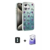 MARSİLYAN™- iPhone 16 Kılıf Zirve Modern Prime - Siyah Bilvis 5in1 5D Magic Hayalet Cam Ekran Koruyucu + PVD Metal Kamera Lens - YL