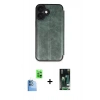 MARSİLYAN™- iPhone 16 Kılıf Zirve Yansıma Serisi - Siyah 360 Mat Full Body Arka Koruyucu + Raze Metal Kamera Lens - LT