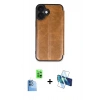MARSİLYAN™- iPhone 16 Kılıf Zirve Yansıma Serisi - Siyah 3D Antistatik Seramik Nano Ekran Koruyucu + Raze Metal Kamera Lens - LT