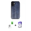 MARSİLYAN™- iPhone 16 Kılıf Zirve Yansıma Serisi - Siyah Bilvis 5in1 3D Magic Cam Ekran Koruyucu + Raze Metal Kamera Lens - BZ
