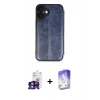 MARSİLYAN™- iPhone 16 Kılıf Zirve Yansıma Serisi - Siyah Bilvis 5in1 3D Magic Cam Ekran Koruyucu + Bilvis Titan Kamera Lens - YL