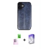 MARSİLYAN™- iPhone 16 Kılıf Zirve Yansıma Serisi - Siyah Bilvis 5in1 3D Magic Cam Ekran Koruyucu + Pembe Raze Metal Kamera Lens