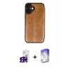 MARSİLYAN™- iPhone 16 Kılıf Zirve Yansıma Serisi - Siyah Bilvis 5in1 3D Magic Cam Ekran Koruyucu + Siyah Bilvis Titan Kamera Lens