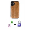 MARSİLYAN™- iPhone 16 Kılıf Zirve Yansıma Serisi - Siyah Bilvis 5in1 5D Magic Hayalet Cam Ekran Koruyucu + Raze Metal Kamera Lens - PE