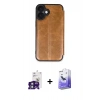 MARSİLYAN™- iPhone 16 Kılıf Zirve Yansıma Serisi - Siyah Bilvis 5in1 5D Magic Hayalet Cam Ekran Koruyucu + Bilvis Titan Kamera Lens - YL
